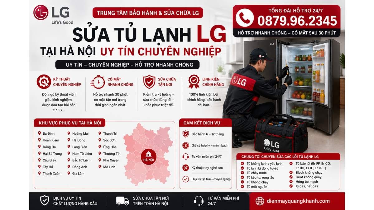 Cam kết dịch vụ Sửa Tủ Lạnh Lg Của Uy Tín Chuyên Lh 0879.96.2345 https://dienmayquangkhanh.com
