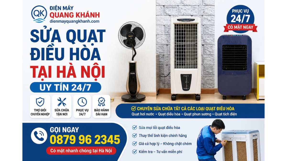 Các lỗi quạt điều hòa thường gặp