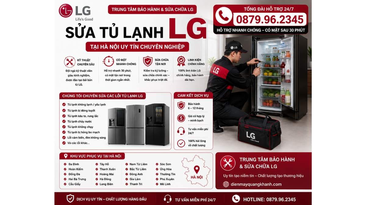 Sửa Tủ Lạnh LG Tại Hà Nội Uy Tín Chuyên Lh 0879.96.2345 https://dienmayquangkhanh.com