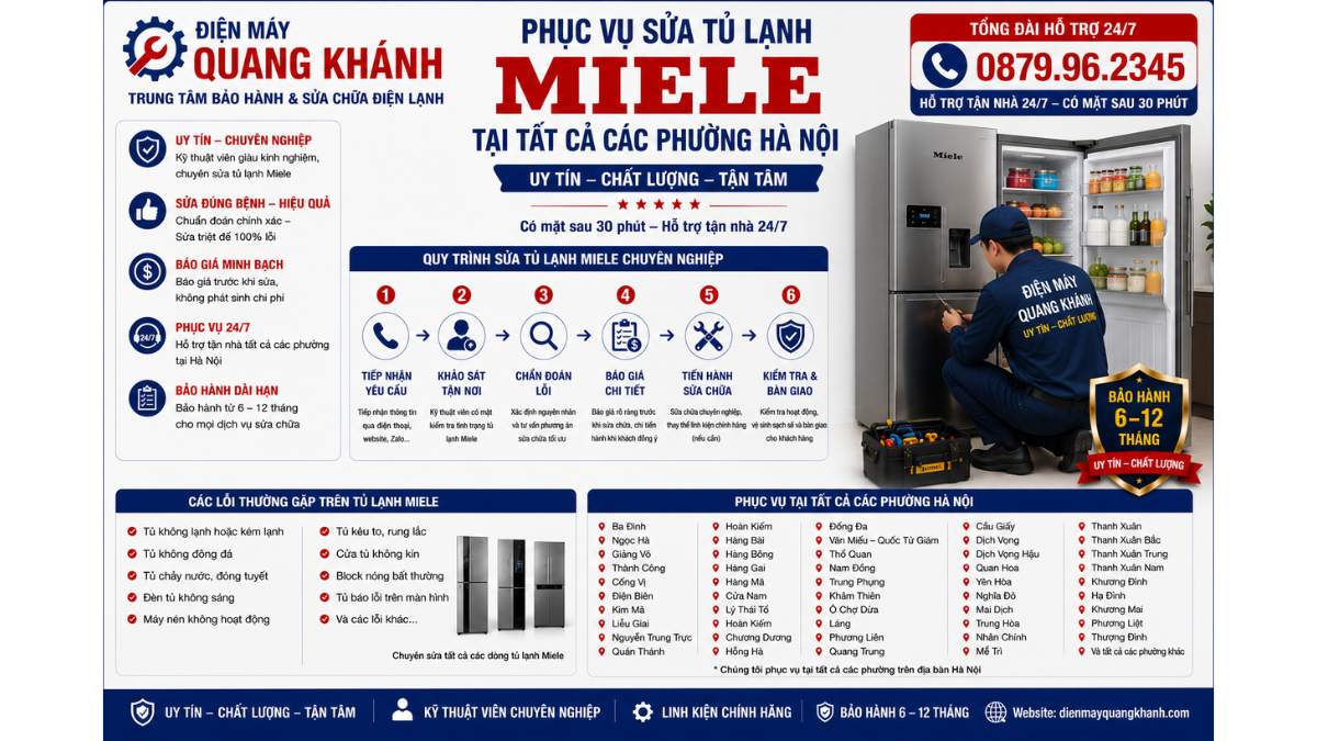 Phục vụ sửa tủ lạnh Miele tại tất cả các phường Hà Nội Uy Tín – https://dienmayquangkhanh.com 0879.96.2345 – Hỗ Trợ Tận Nhà 24/7