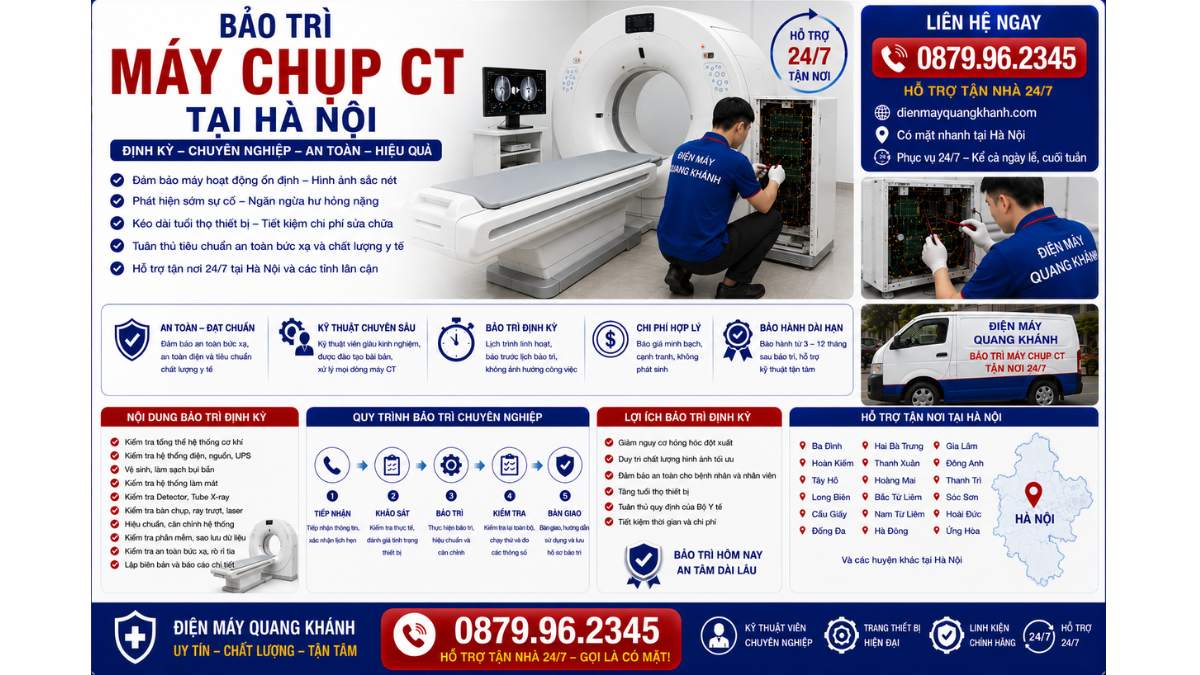 Bảo Trì Máy Chụp CT Tại Hà Nội https://dienmayquangkhanh.com 0879.96.2345 Uy Tín – Hỗ Trợ Tận Nhà 24/7