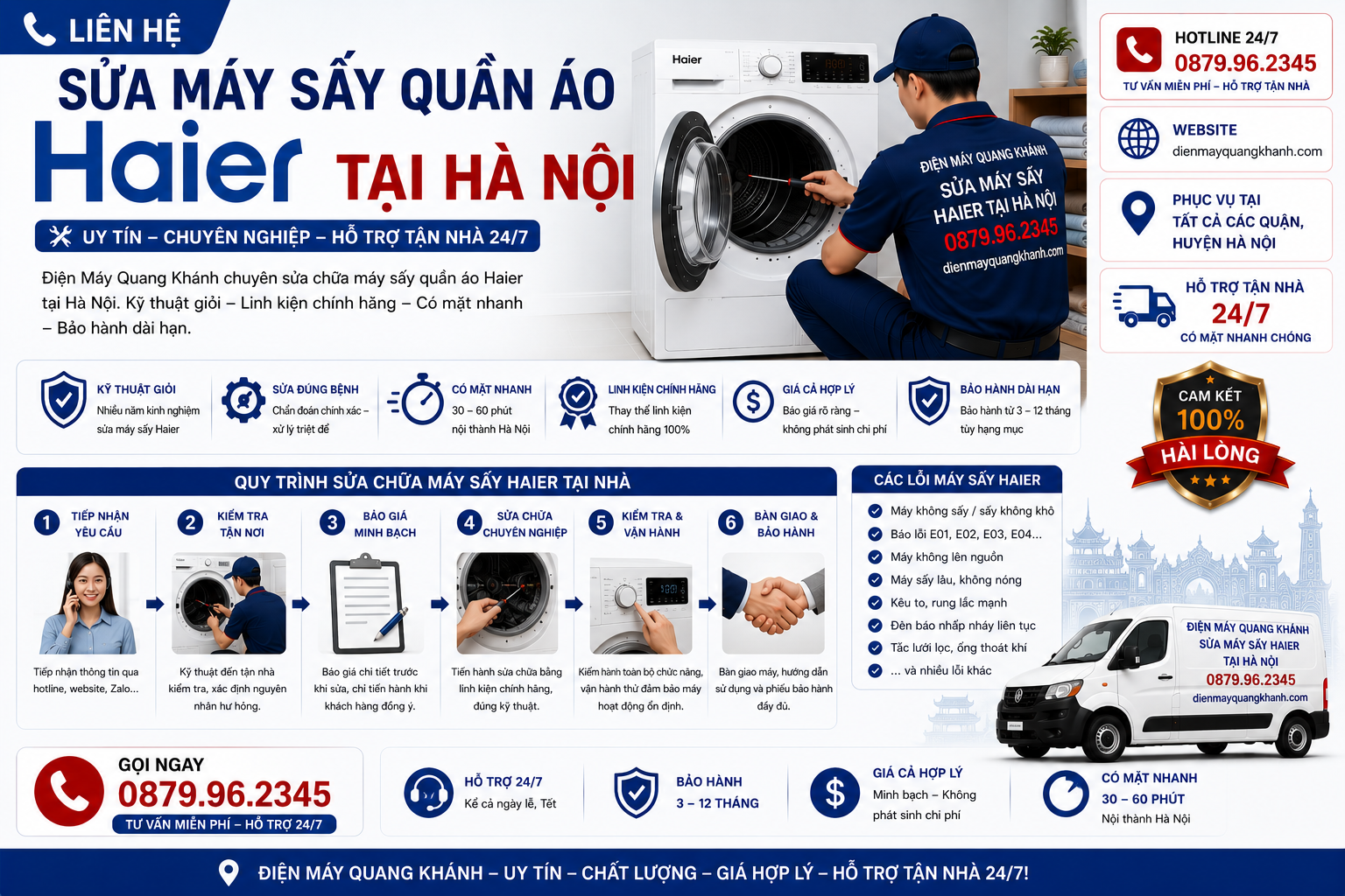 Liên Hệ Sửa Máy Sấy Quần Áo Haier Tại Hà Nội https://dienmayquangkhanh.com 0879.96.2345 Uy Tín – Hỗ Trợ Tận Nhà 24/7