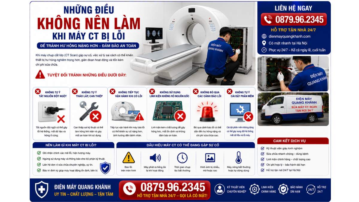Những Điều Không Nên Làm Khi Máy CT Bị Lỗi https://dienmayquangkhanh.com 0879.96.2345 Uy Tín – Hỗ Trợ Tận Nhà 24/7