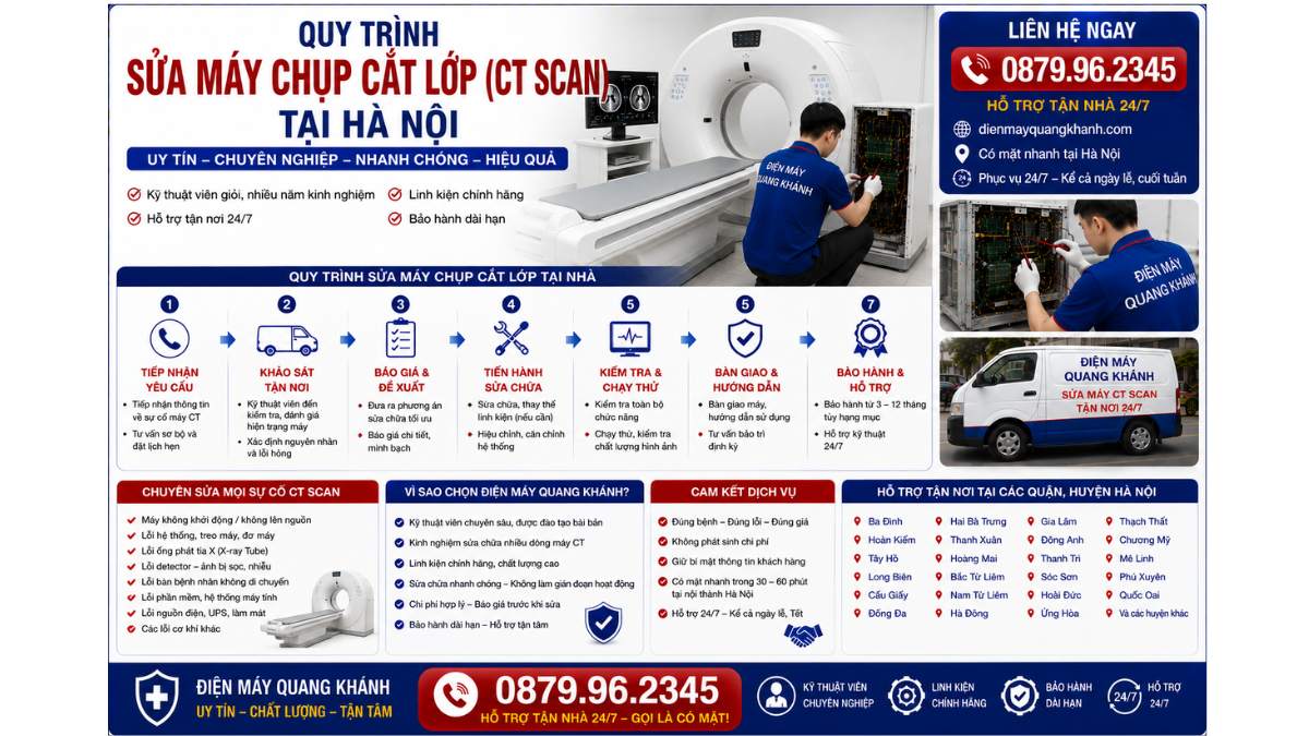 Quy Trình Sửa Máy Chụp Cắt Lớp Tại Hà Nội https://dienmayquangkhanh.com 0879.96.2345 Uy Tín – Hỗ Trợ Tận Nhà 24/7