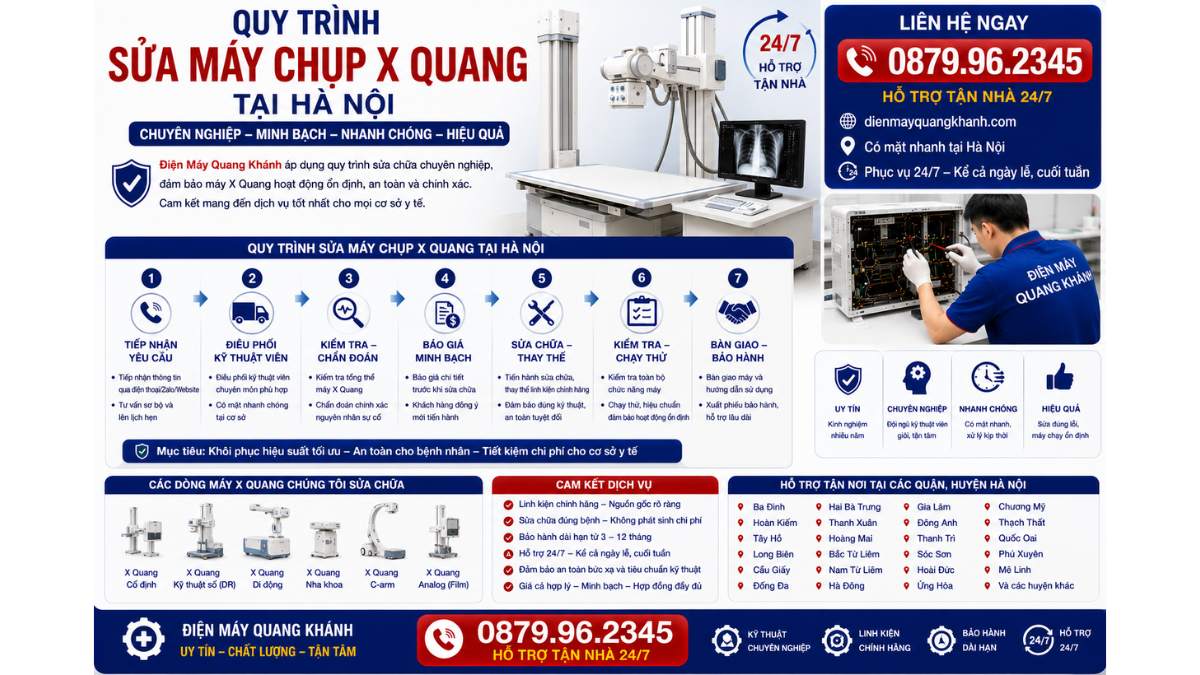 Quy Trình Sửa Máy Chụp X Quang Tại Hà Nội https://dienmayquangkhanh.com 0879.96.2345 Uy Tín – Hỗ Trợ Tận Nhà 24/7