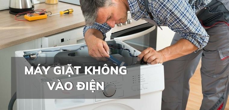 tự sửa lỗi máy giặt không vào điện